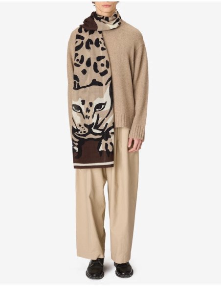 INOUÏ EDITIONS écharpe FELINO marron