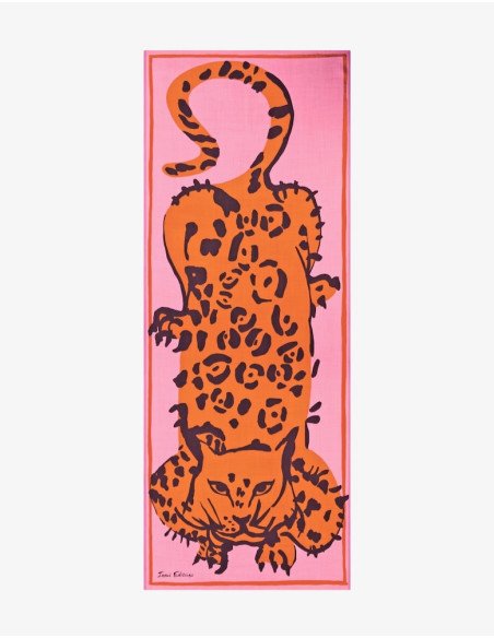 INOUÏ EDITIONS écharpe FELINO rose