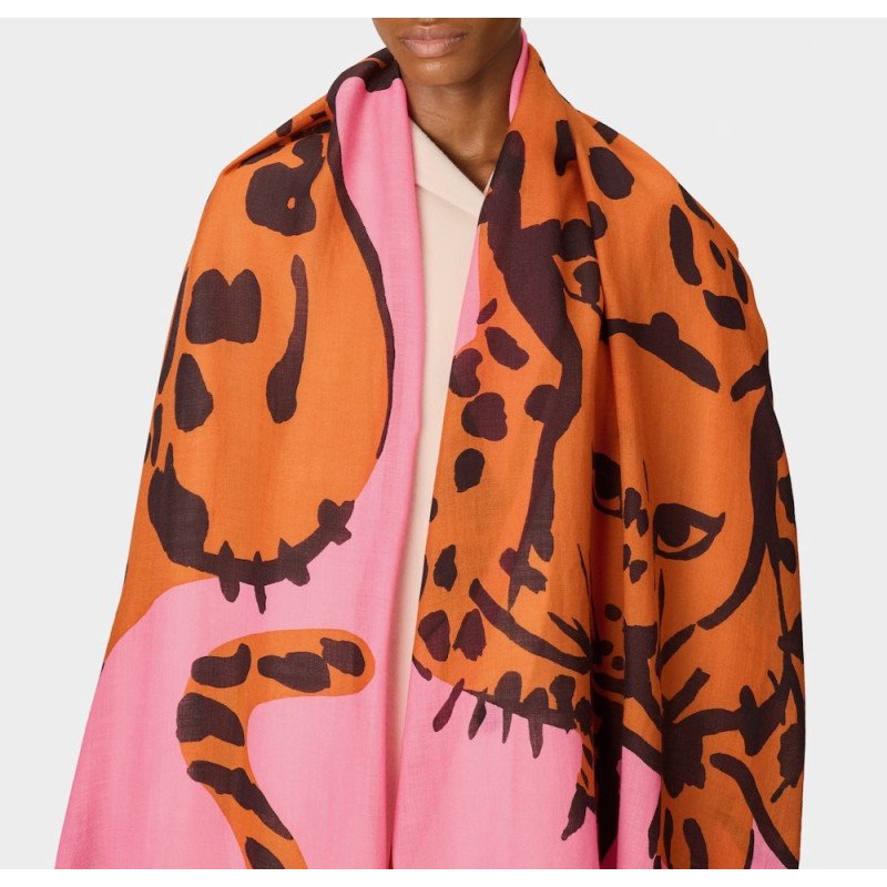 INOUÏ EDITIONS écharpe FELINO rose