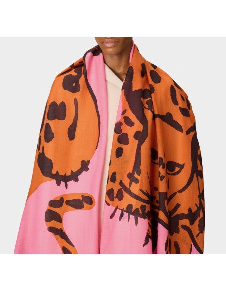 INOUÏ EDITIONS écharpe FELINO rose