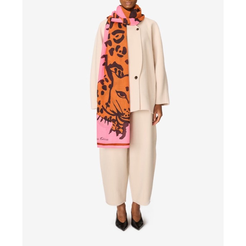 INOUÏ EDITIONS écharpe FELINO rose
