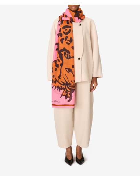INOUÏ EDITIONS écharpe FELINO rose