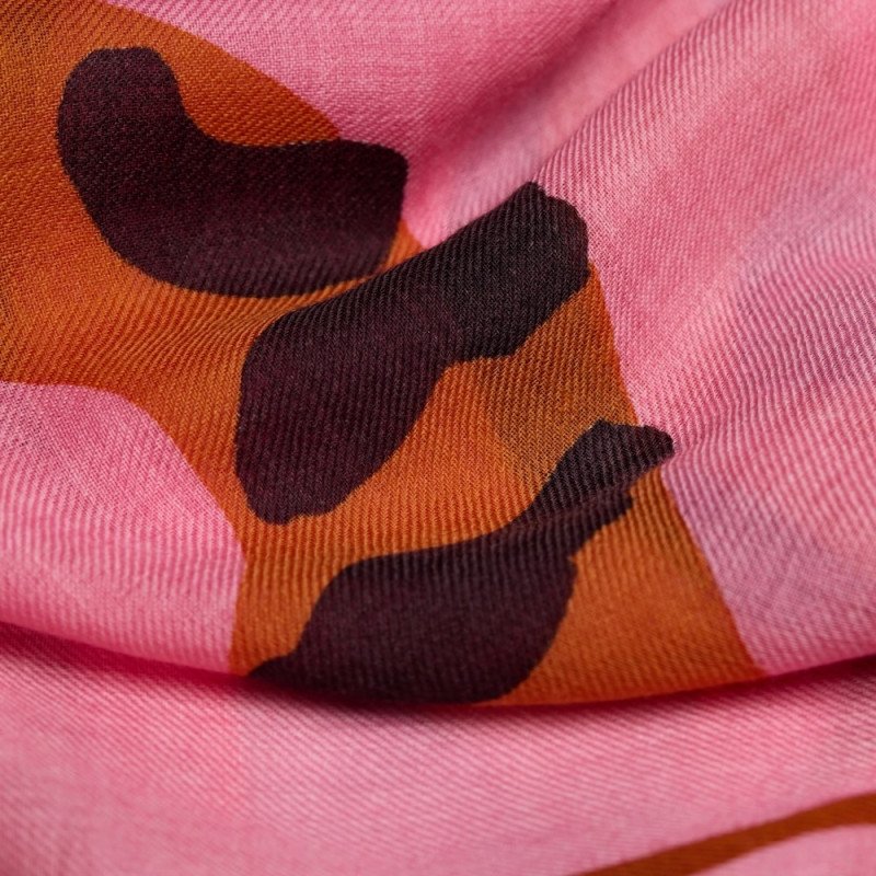 INOUÏ EDITIONS écharpe FELINO rose
