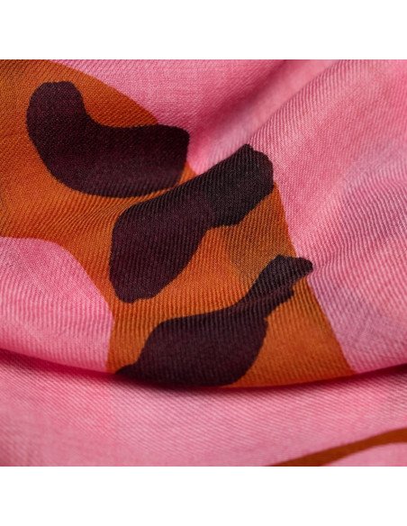 INOUÏ EDITIONS écharpe FELINO rose