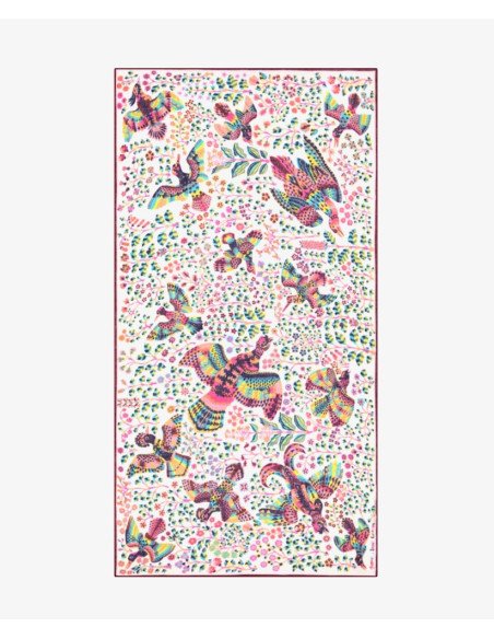 INOUÏ EDITIONS écharpe RENE PERROT pastel