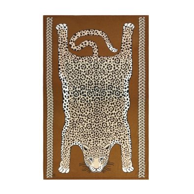 INOUÏ EDITIONS plaid LEOPARD beige