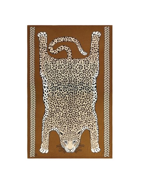 INOUÏ EDITIONS plaid LEOPARD beige