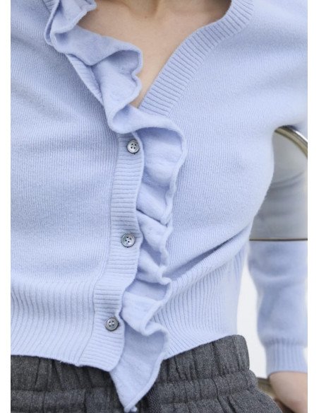PHISIQUE DU ROLE cardigan à volant