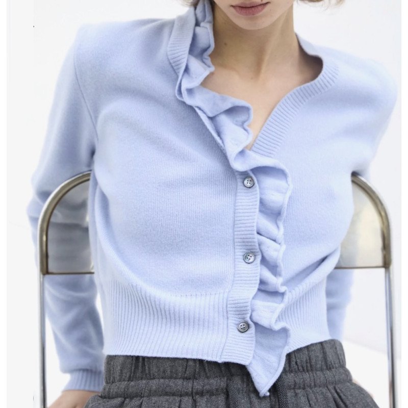 PHISIQUE DU ROLE cardigan à volant